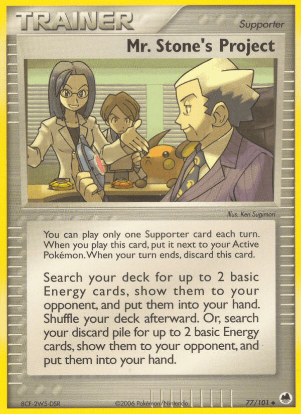 Carta Mr. Stone's Project 77/101 do set Dragon Frontiers — Pokémon TCG | Bynx