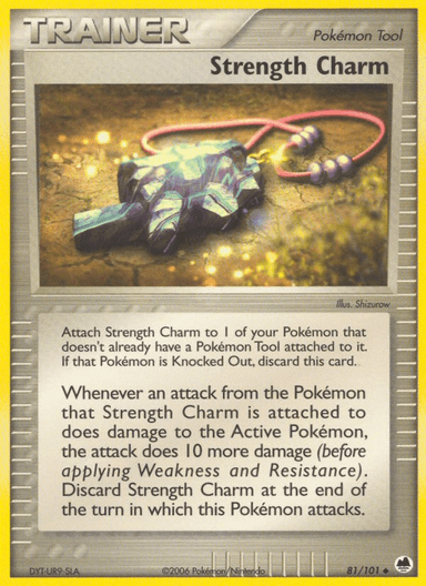 Carta Strength Charm 81/101 do set Dragon Frontiers — Pokémon TCG | Bynx