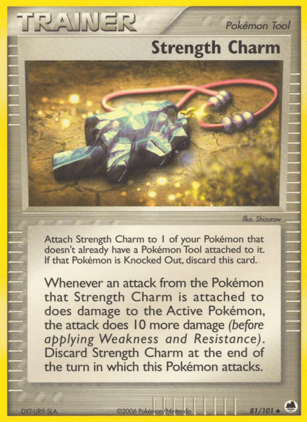 Carta Strength Charm 81/101 do set Dragon Frontiers — Pokémon TCG | Bynx