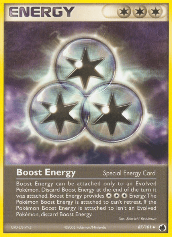 Carta Boost Energy 87/101 do set Dragon Frontiers — Pokémon TCG | Bynx