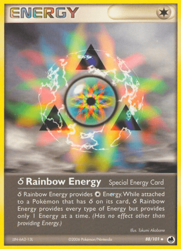 Carta δ Rainbow Energy 88/101 do set Dragon Frontiers — Pokémon TCG | Bynx