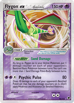 Carta Flygon ex δ 92 do set Dragon Frontiers — Pokémon TCG | Bynx