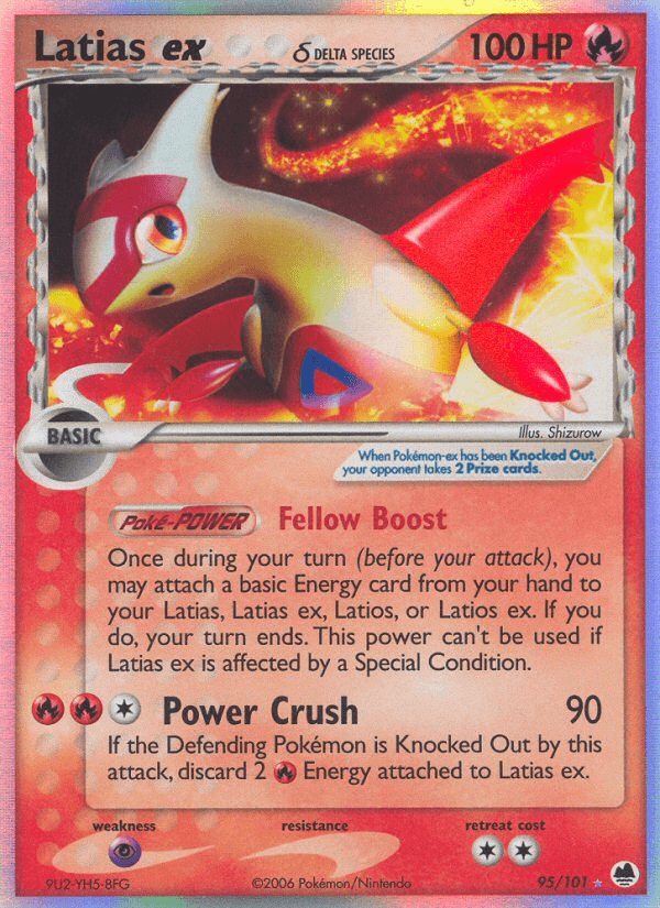 Carta Latias ex δ 95/101 do set Dragon Frontiers — Pokémon TCG | Bynx