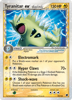 Tyranitar ex δ 99/101 — Dragon Frontiers
