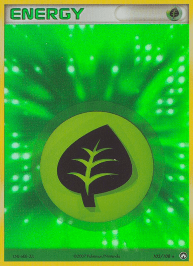Carta Grass Energy 103/108 do set Power Keepers — Pokémon TCG | Bynx