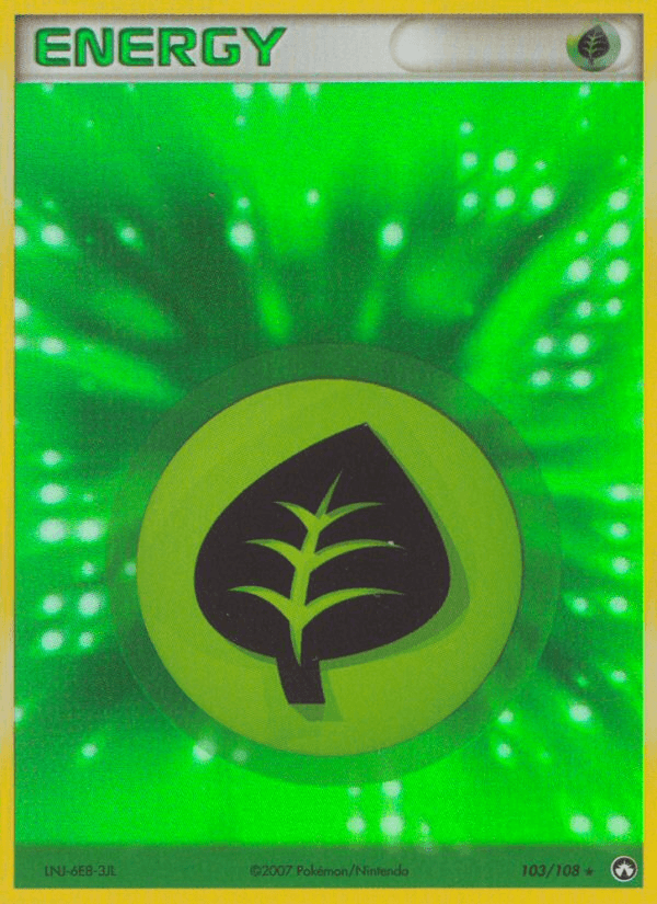 Carta Grass Energy 103/108 do set Power Keepers — Pokémon TCG | Bynx