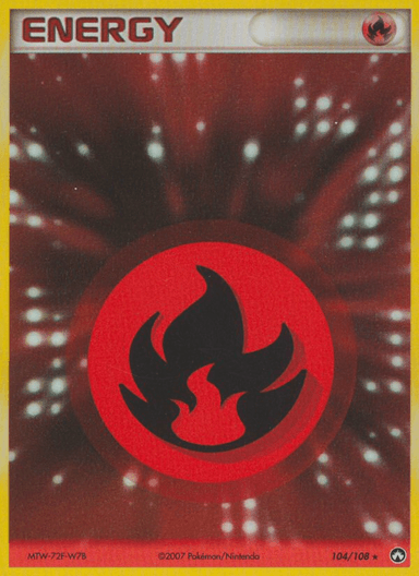 Carta Fire Energy 104/108 do set Power Keepers — Pokémon TCG | Bynx