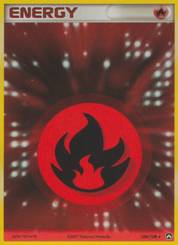 Carta Fire Energy 104/108 do set Power Keepers — Pokémon TCG | Bynx