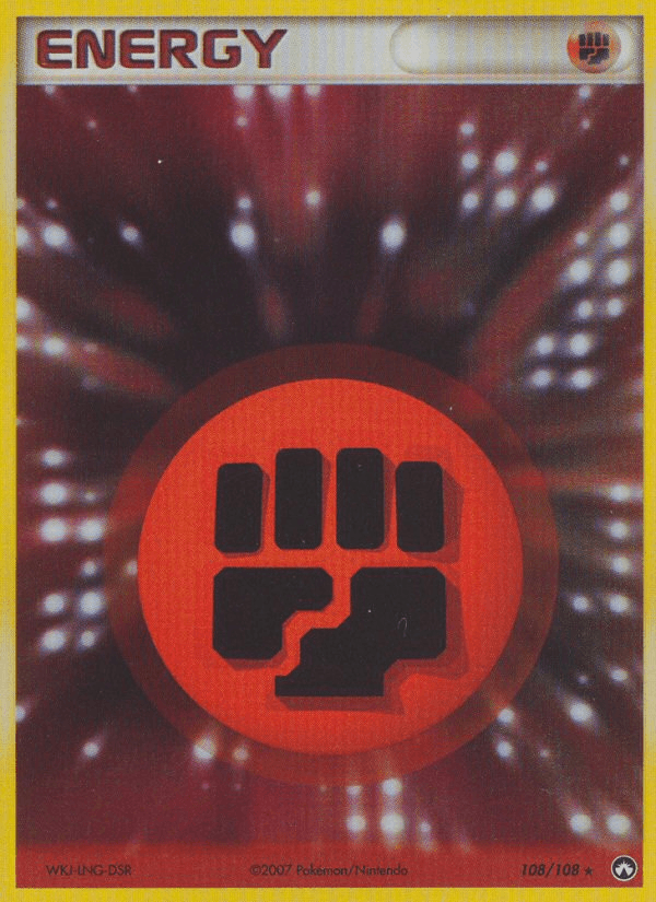 Carta Fighting Energy 108/108 do set Power Keepers — Pokémon TCG | Bynx