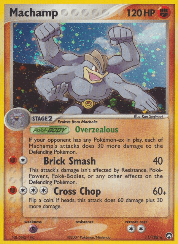 Carta Machamp 11/108 do set Power Keepers — Pokémon TCG | Bynx