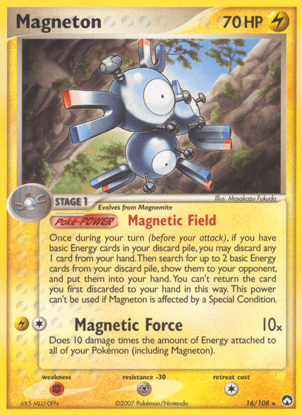 Carta Magneton 16/108 do set Power Keepers — Pokémon TCG | Bynx