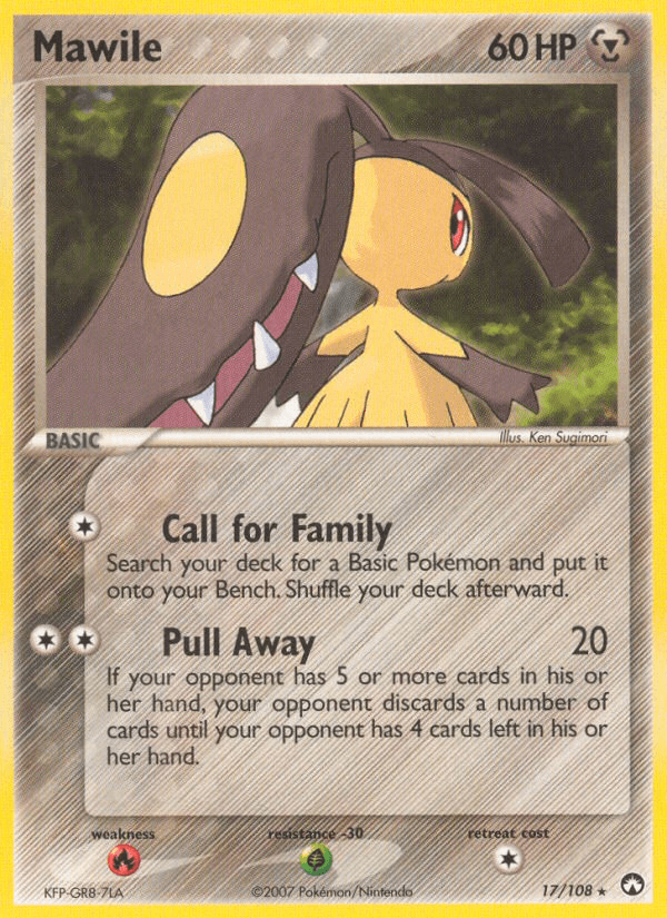 Carta Mawile 17/108 do set Power Keepers — Pokémon TCG | Bynx
