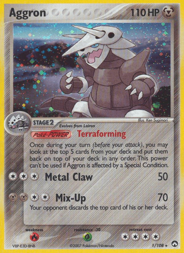 Carta Aggron 1/108 do set Power Keepers — Pokémon TCG | Bynx