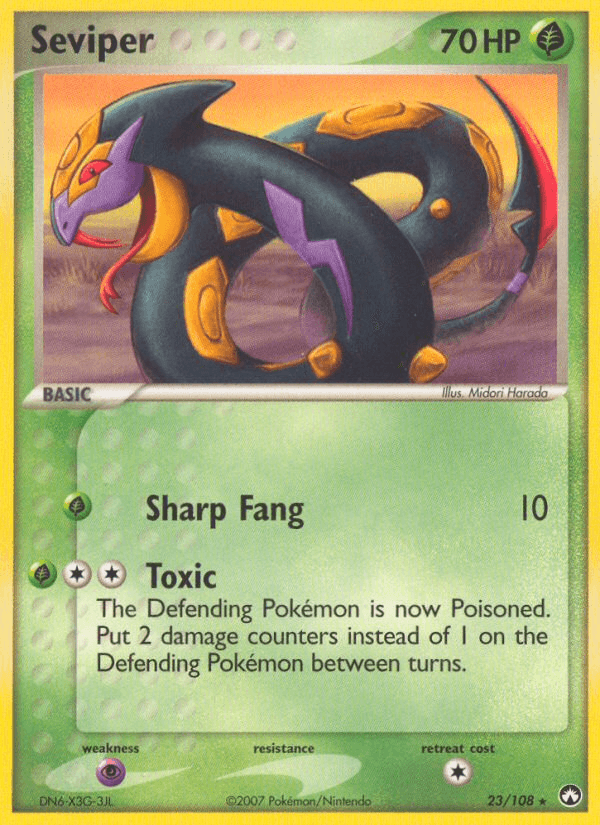 Carta Seviper 23/108 do set Power Keepers — Pokémon TCG | Bynx