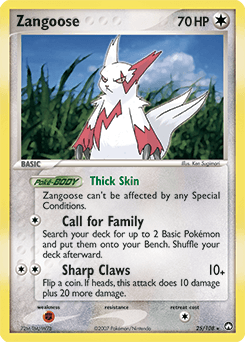 Zangoose 25/108 — Power Keepers