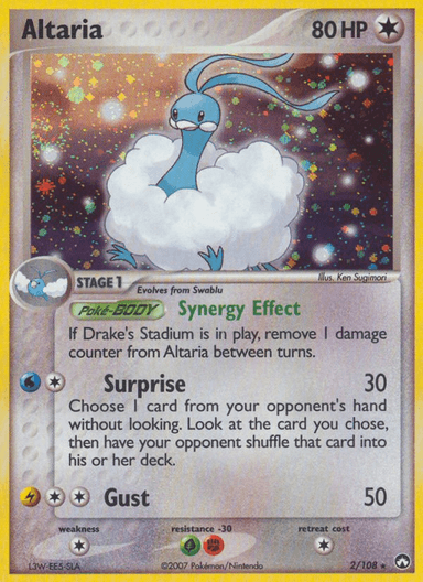 Carta Altaria 2/108 do set Power Keepers — Pokémon TCG | Bynx