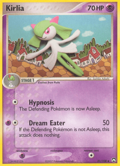 Carta Kirlia 31/108 do set Power Keepers — Pokémon TCG | Bynx