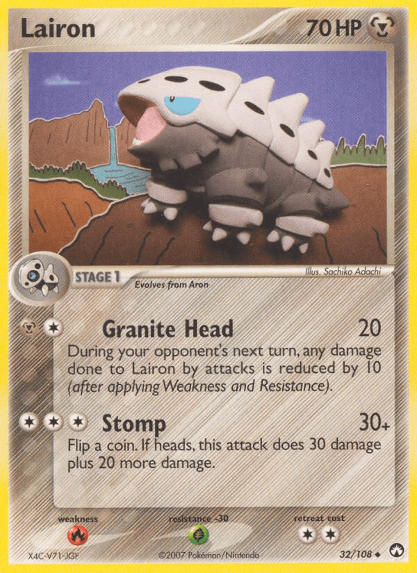 Carta Lairon 32/108 do set Power Keepers — Pokémon TCG | Bynx
