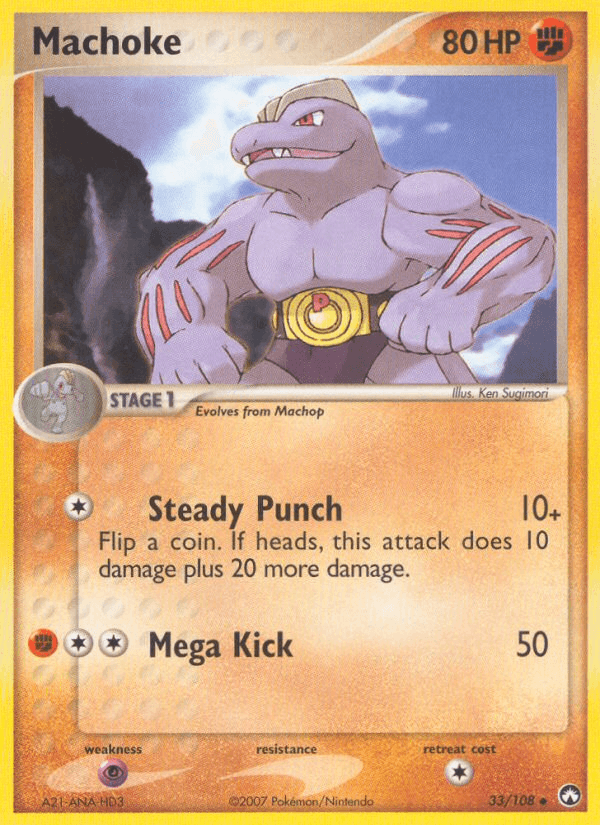 Carta Machoke 33/108 do set Power Keepers — Pokémon TCG | Bynx