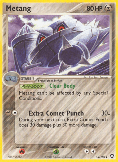 Carta Metang 35/108 do set Power Keepers — Pokémon TCG | Bynx