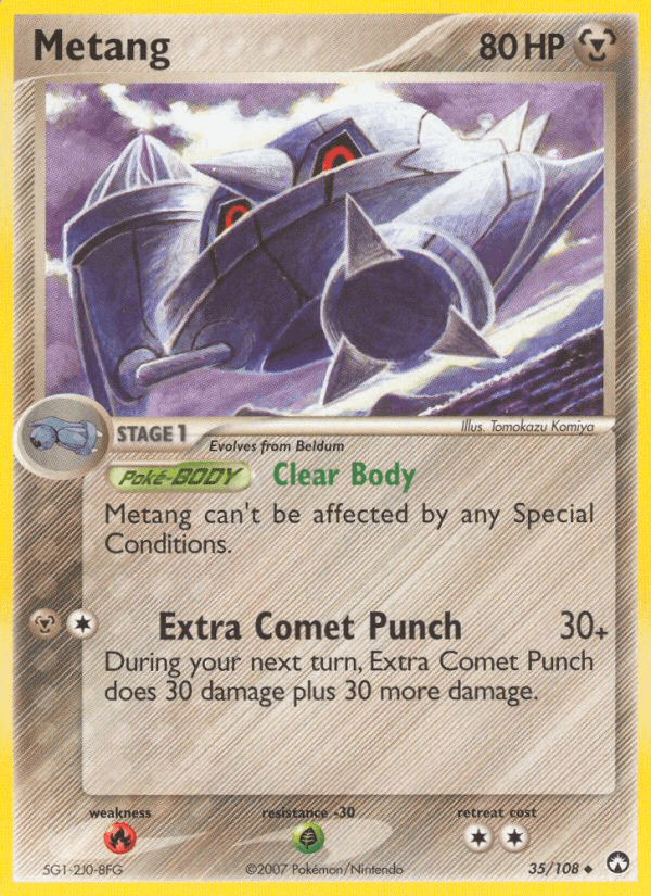 Carta Metang 35/108 do set Power Keepers — Pokémon TCG | Bynx