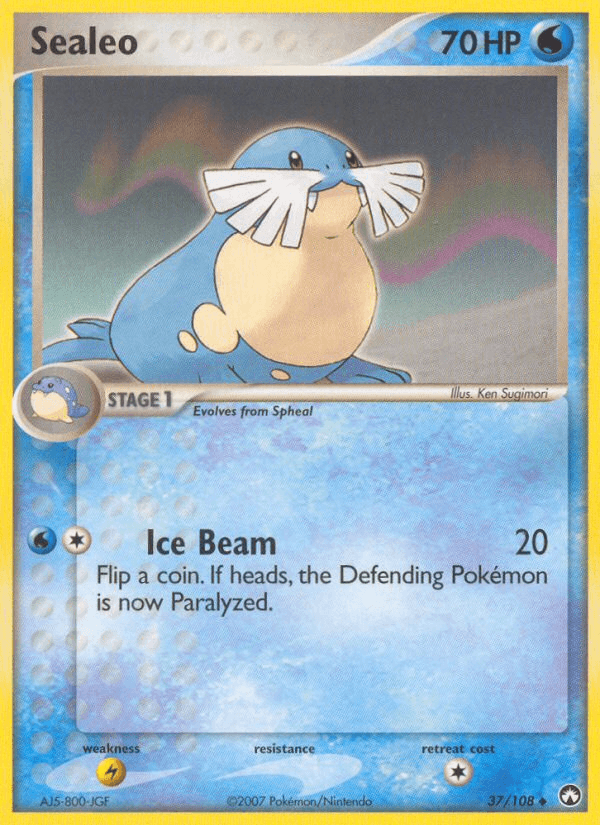 Carta Sealeo 37/108 do set Power Keepers — Pokémon TCG | Bynx