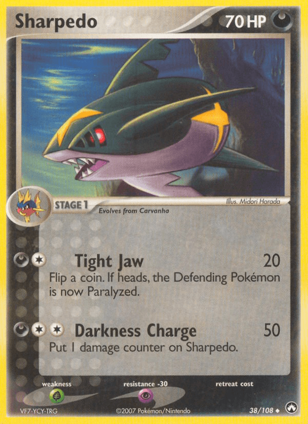 Carta Sharpedo 38/108 do set Power Keepers — Pokémon TCG | Bynx