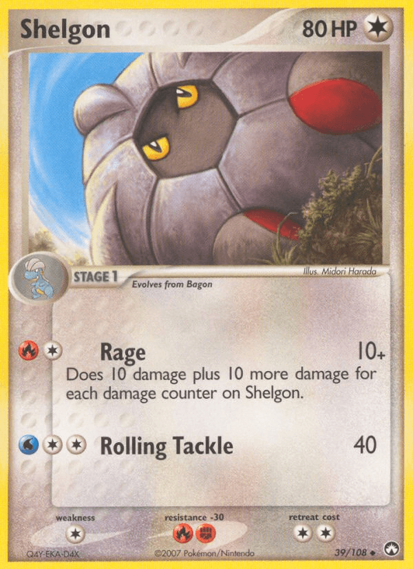 Carta Shelgon 39/108 do set Power Keepers — Pokémon TCG | Bynx