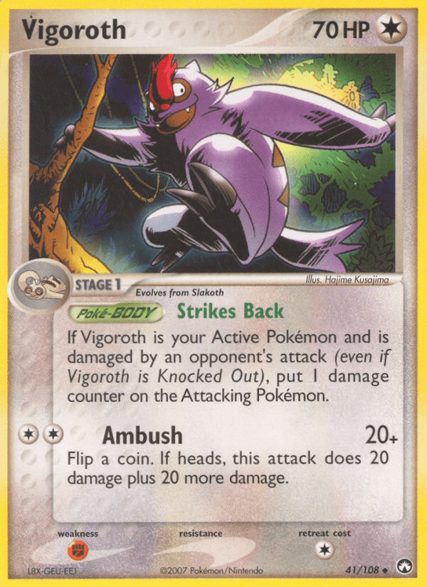 Carta Vigoroth 41/108 do set Power Keepers — Pokémon TCG | Bynx