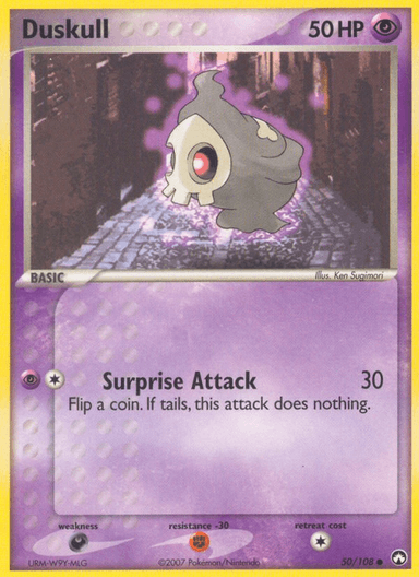 Carta Duskull 50/108 do set Power Keepers — Pokémon TCG | Bynx