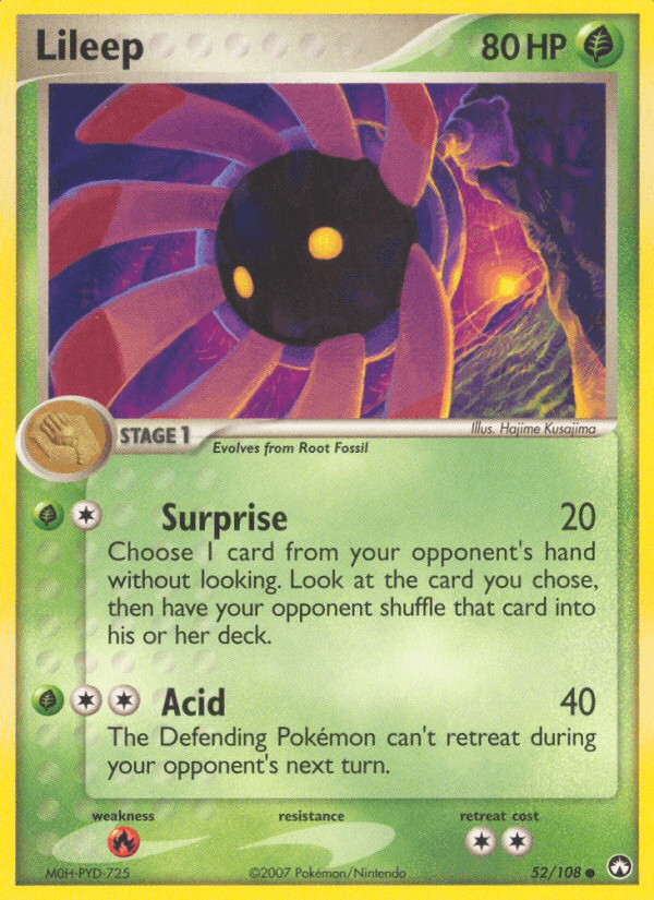 Carta Lileep 52/108 do set Power Keepers — Pokémon TCG | Bynx