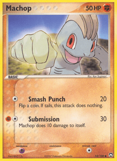 Carta Machop 53/108 do set Power Keepers — Pokémon TCG | Bynx