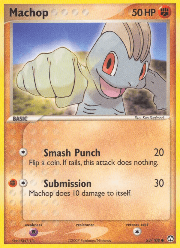 Carta Machop 53/108 do set Power Keepers — Pokémon TCG | Bynx