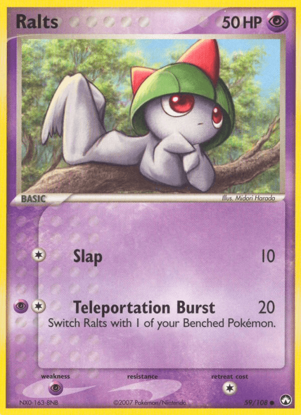 Carta Ralts 59/108 do set Power Keepers — Pokémon TCG | Bynx