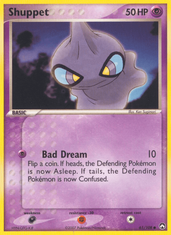 Carta Shuppet 61/108 do set Power Keepers — Pokémon TCG | Bynx