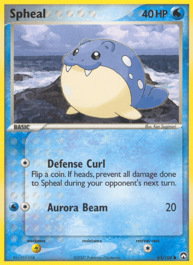 Carta Spheal 65/108 do set Power Keepers — Pokémon TCG | Bynx