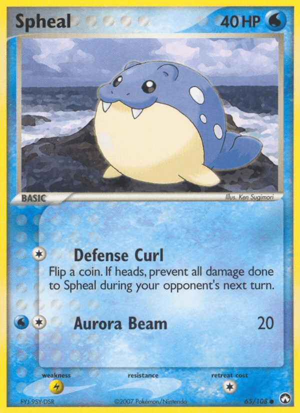Carta Spheal 65/108 do set Power Keepers — Pokémon TCG | Bynx