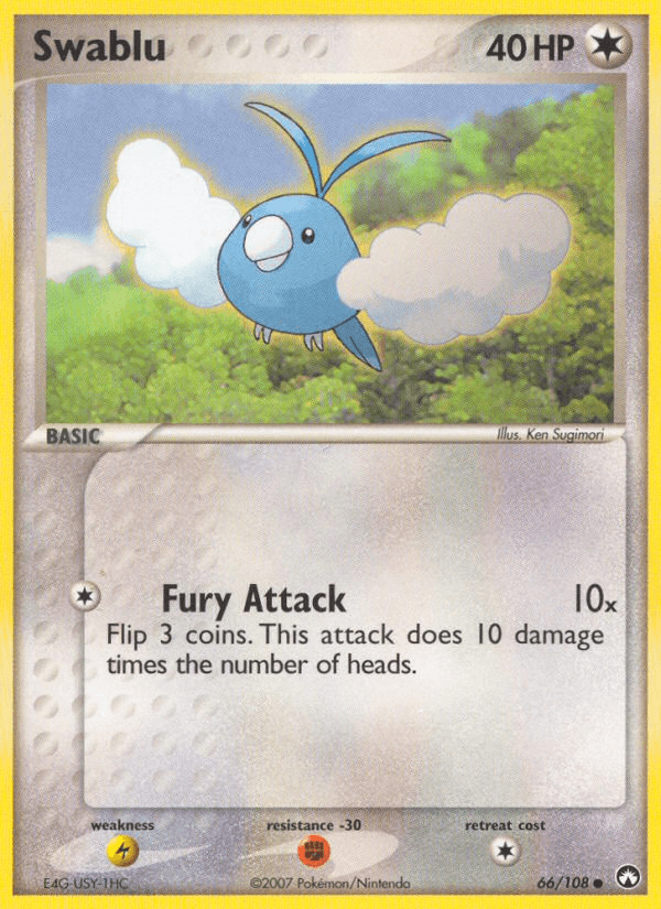 Carta Swablu 66/108 do set Power Keepers — Pokémon TCG | Bynx