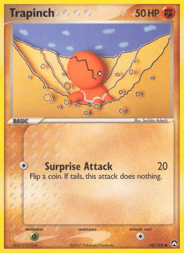 Carta Trapinch 68/108 do set Power Keepers — Pokémon TCG | Bynx