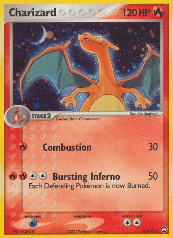 Carta Charizard 6/108 do set Power Keepers — Pokémon TCG | Bynx