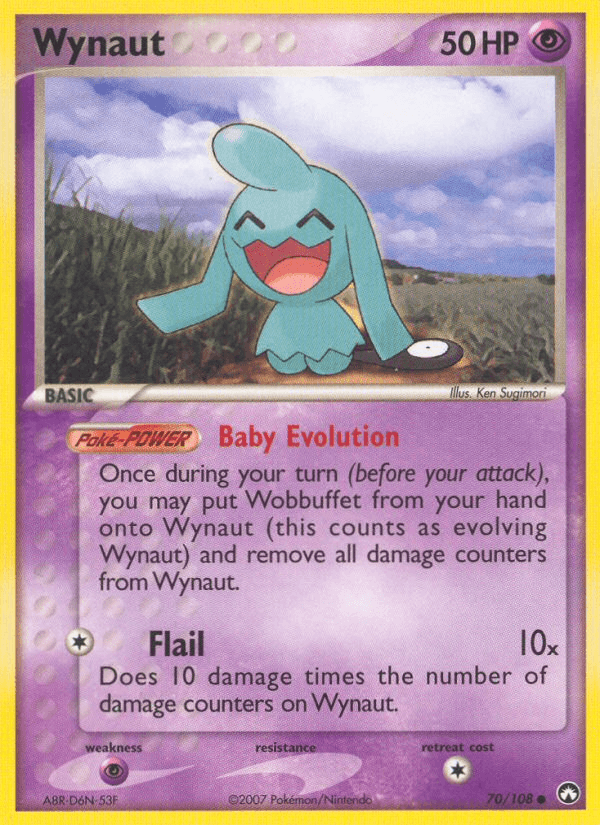Carta Wynaut 70/108 do set Power Keepers — Pokémon TCG | Bynx