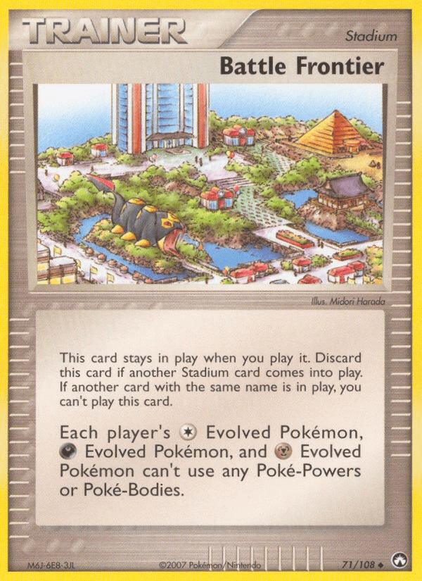 Carta Battle Frontier 71/108 do set Power Keepers — Pokémon TCG | Bynx