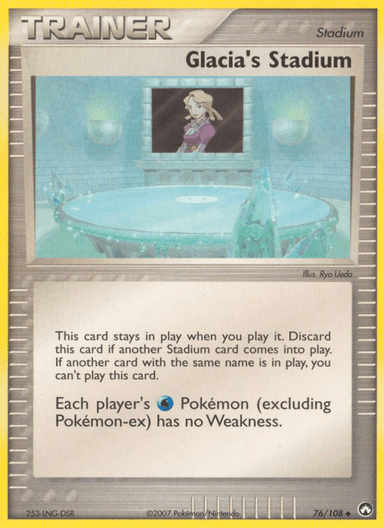 Carta Glacia's Stadium 76/108 do set Power Keepers — Pokémon TCG | Bynx