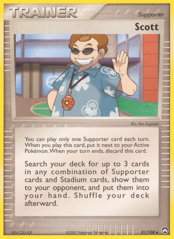 Carta Scott 81/108 do set Power Keepers — Pokémon TCG | Bynx