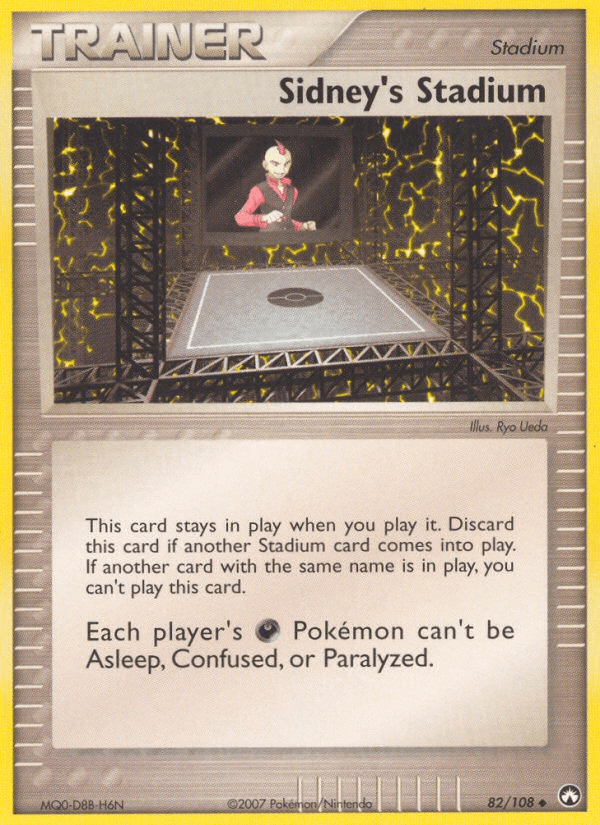 Carta Sidney's Stadium 82/108 do set Power Keepers — Pokémon TCG | Bynx