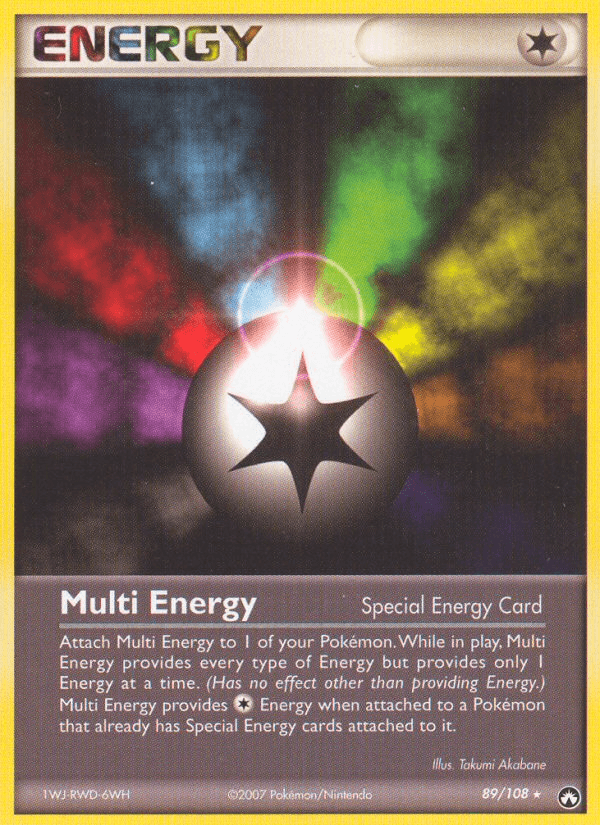 Carta Multi Energy 89/108 do set Power Keepers — Pokémon TCG | Bynx