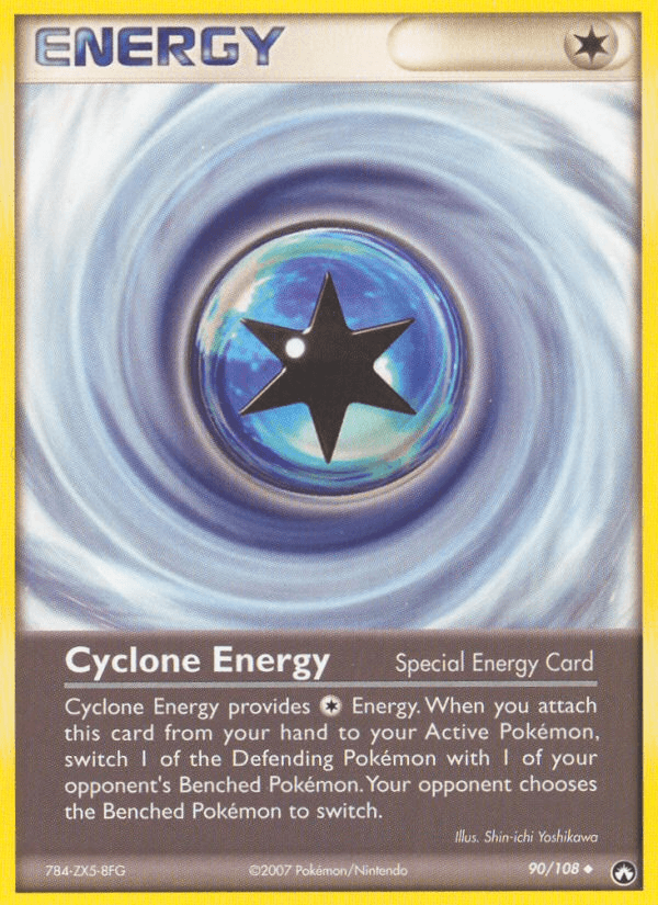 Carta Cyclone Energy 90/108 do set Power Keepers — Pokémon TCG | Bynx