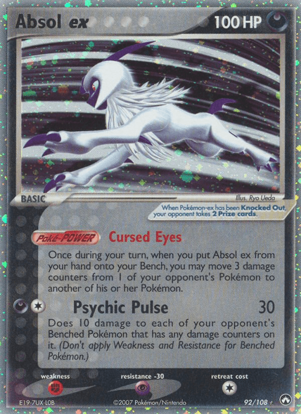 Carta Absol ex 92/108 do set Power Keepers — Pokémon TCG | Bynx