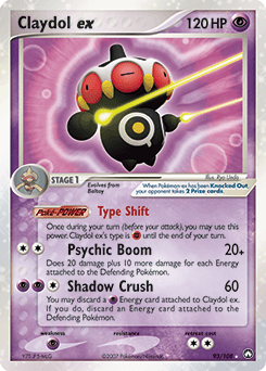 Carta Claydol ex 93 do set Power Keepers — Pokémon TCG | Bynx