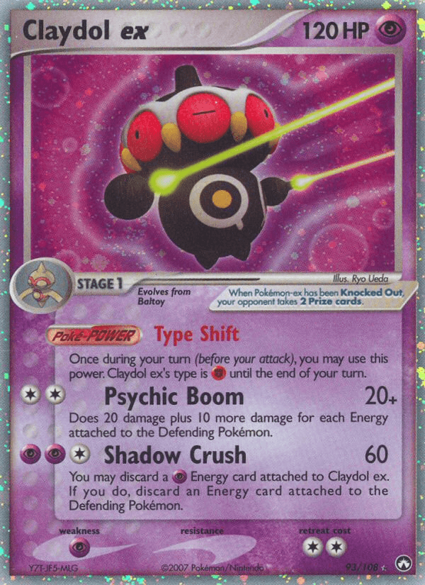 Carta Claydol ex 93/108 do set Power Keepers — Pokémon TCG | Bynx